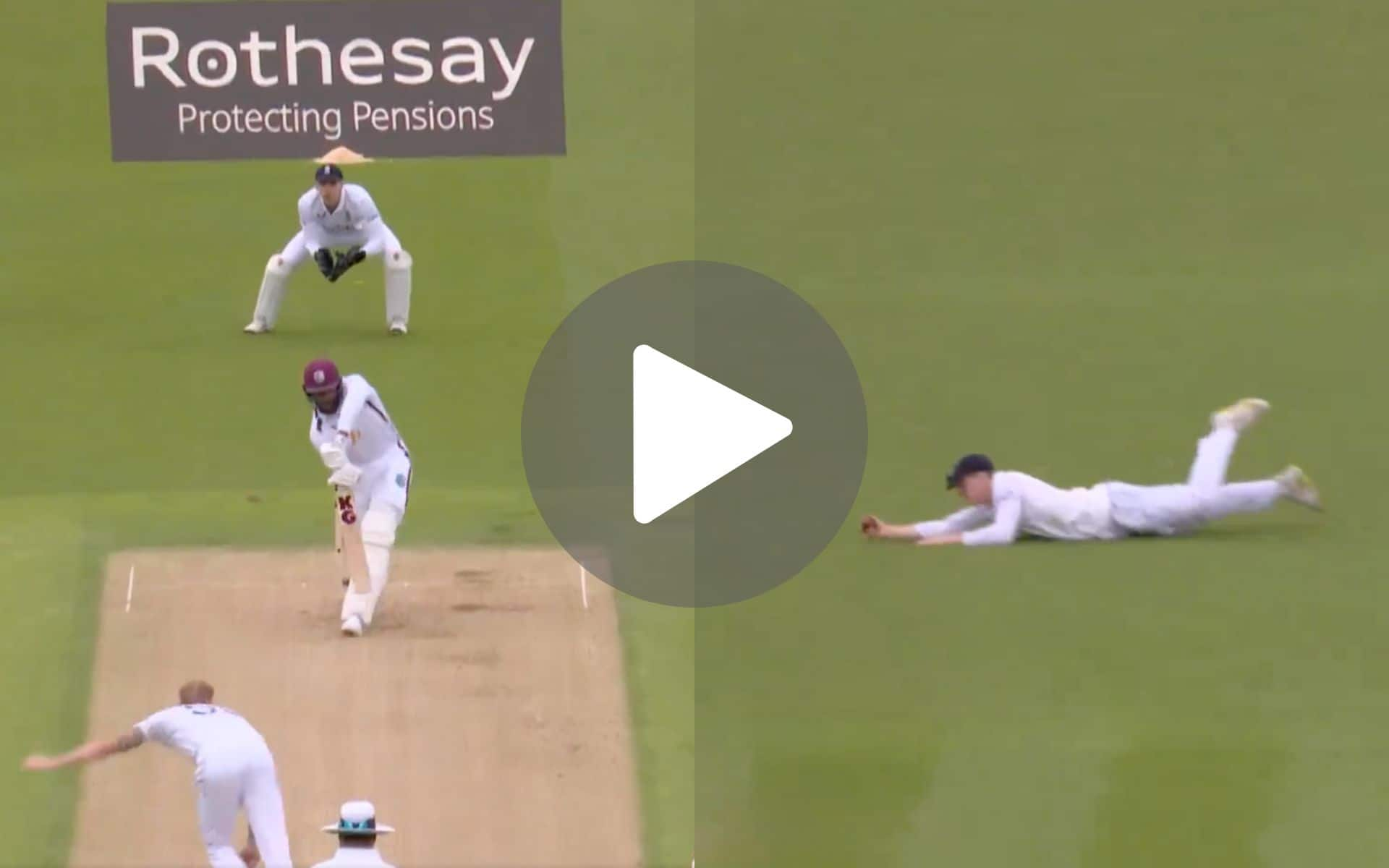 [Watch] Brook Takes 'Best Catch Of His Life' As Ben Stokes Gets WI Debutant With A Beauty